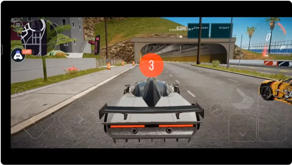 starting of race in game