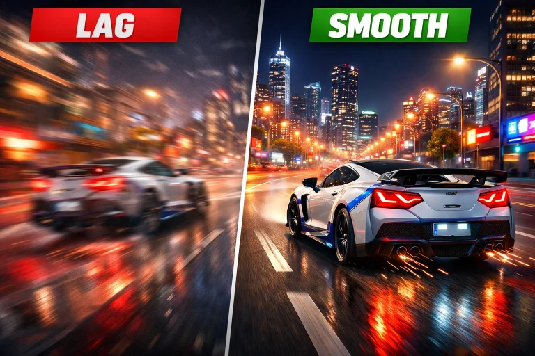 Fix Lag Issues in Drive Zone Online