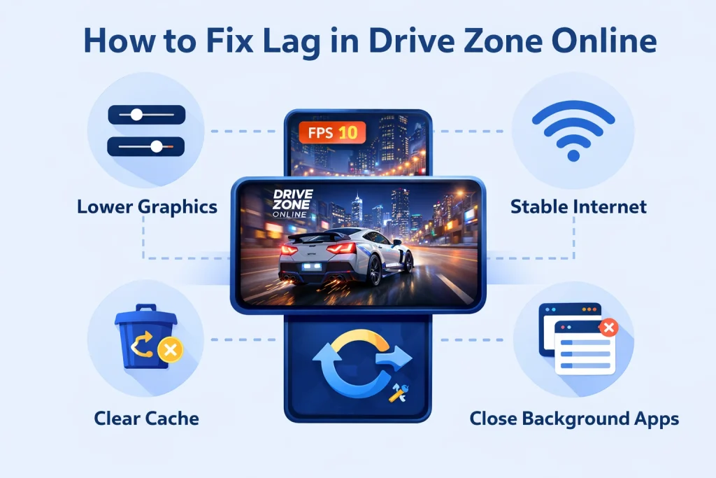 How to Fix Lag Issues in Drive Zone Online