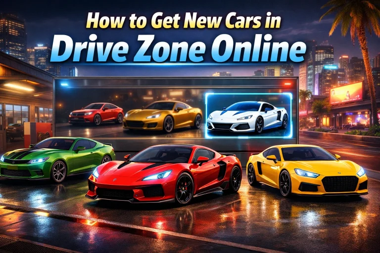 How to Get New Cars in Drive Zone Online