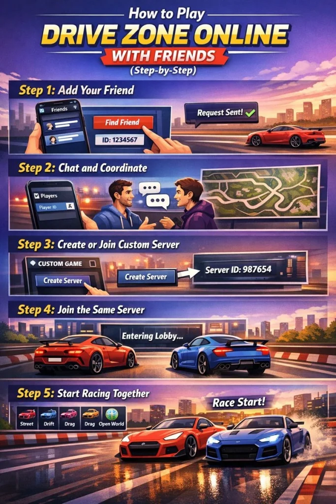 How to Play Drive Zone Online With Friends (Step-by-Step)
