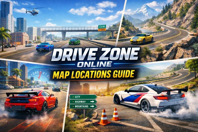 Drive Zone Online Map Locations